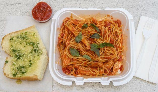 Spaghetti With Chicken 
